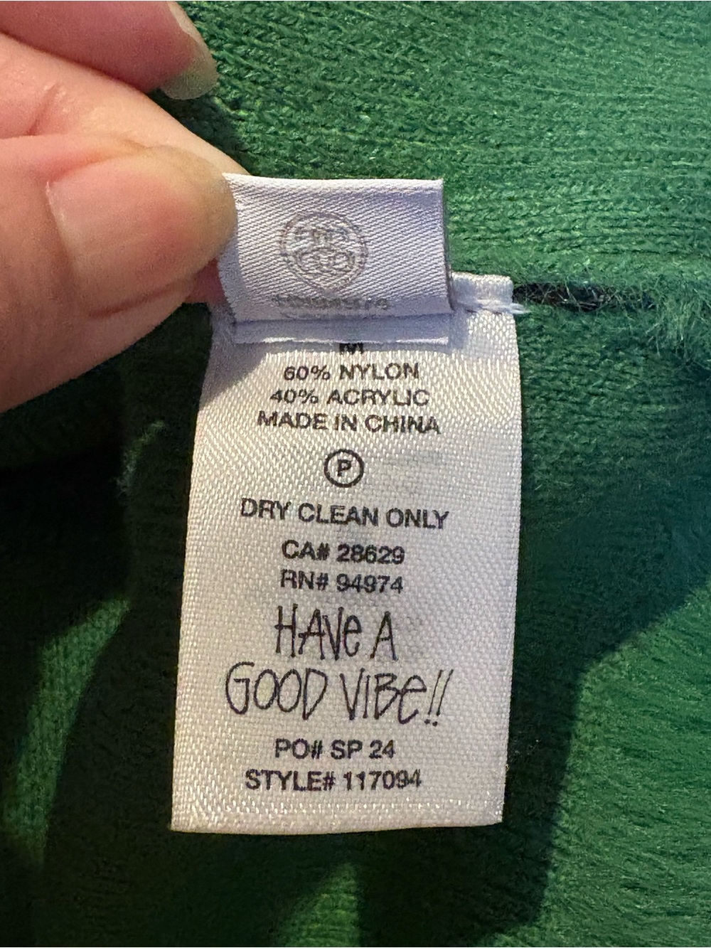 STUSSY Men Green Shaggy Fuzzy Mohair Style Button Cardigan Sweater Size Medium - Picture 8 of 8